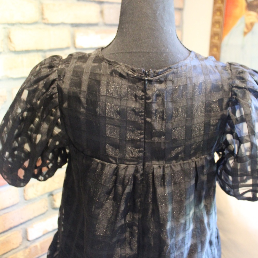 English Factory Black Baby Doll MINI DRESS - Picture 5 of 8